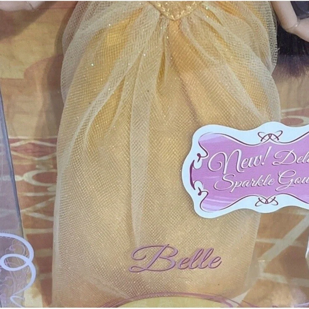 Belle Classic Doll Disney Store Beauty And The‎ Beast Retired Lot Of 4 NEW